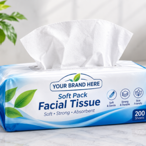 Soft Pack Facial Tissue